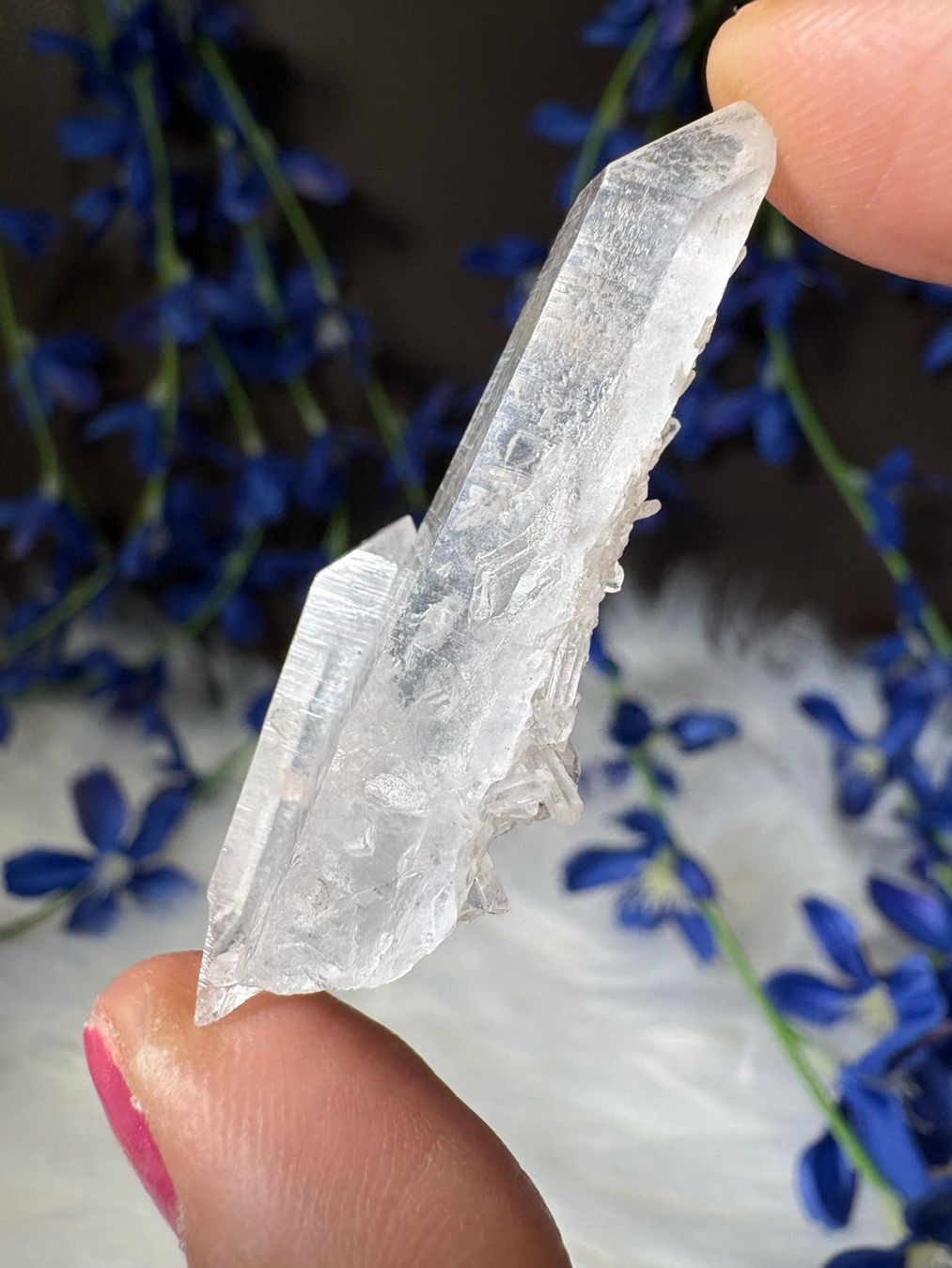 Mineralien & Heilsteine: Kolumbianischer Lemurian-Quarz-Cluster – Neu (gemäss Beschreibung) aus Neuheim von m.hald 2