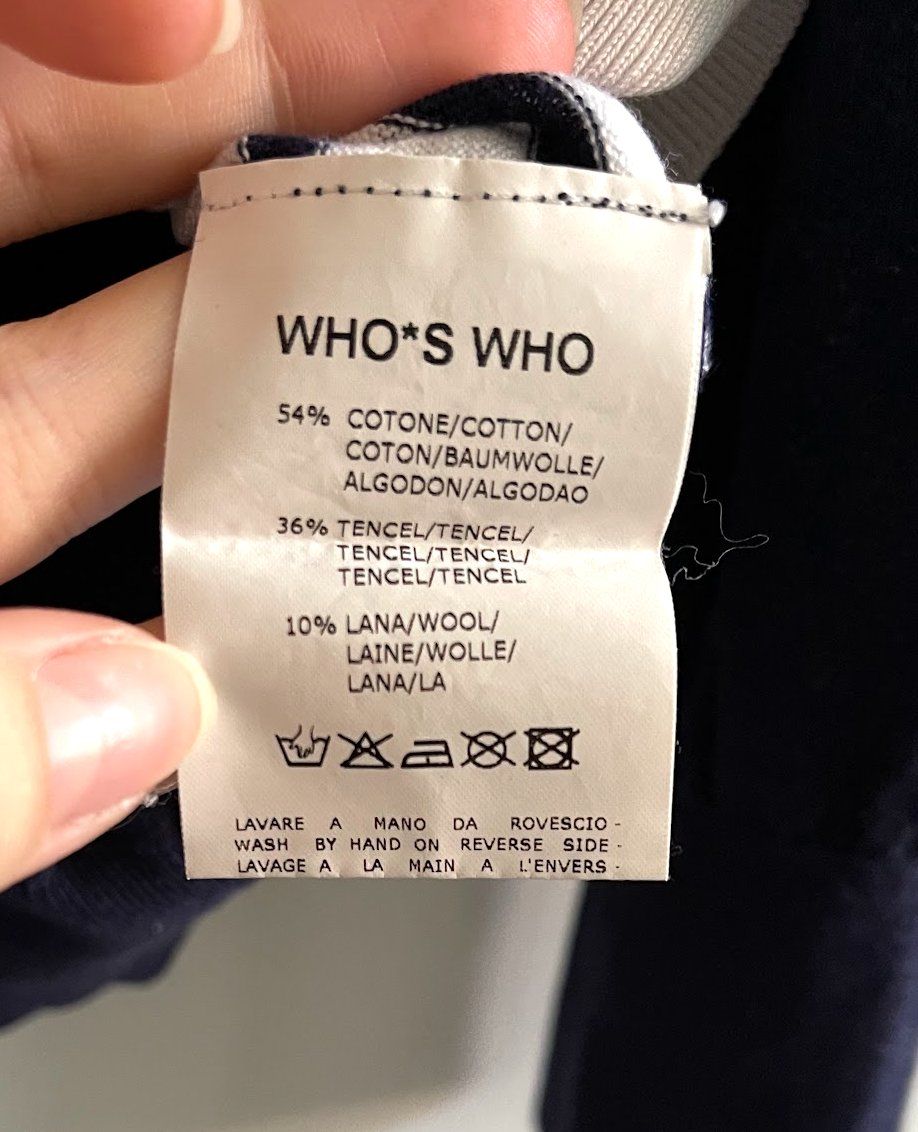Pullover & Sweatshirts: Who*s who block wool-blend knit – Gebraucht aus Zürich von aliiix 4