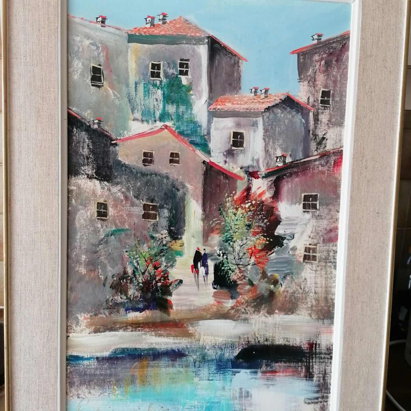 Gemälde: Paesaggio. Olio su cartone – Gebraucht aus Mendrisio von Accamuta 2