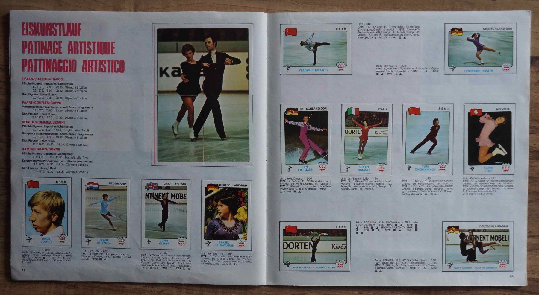 Panini Alben: Panini-Album Innsbruck 76 – Gebraucht aus Schindellegi von woneschi 7