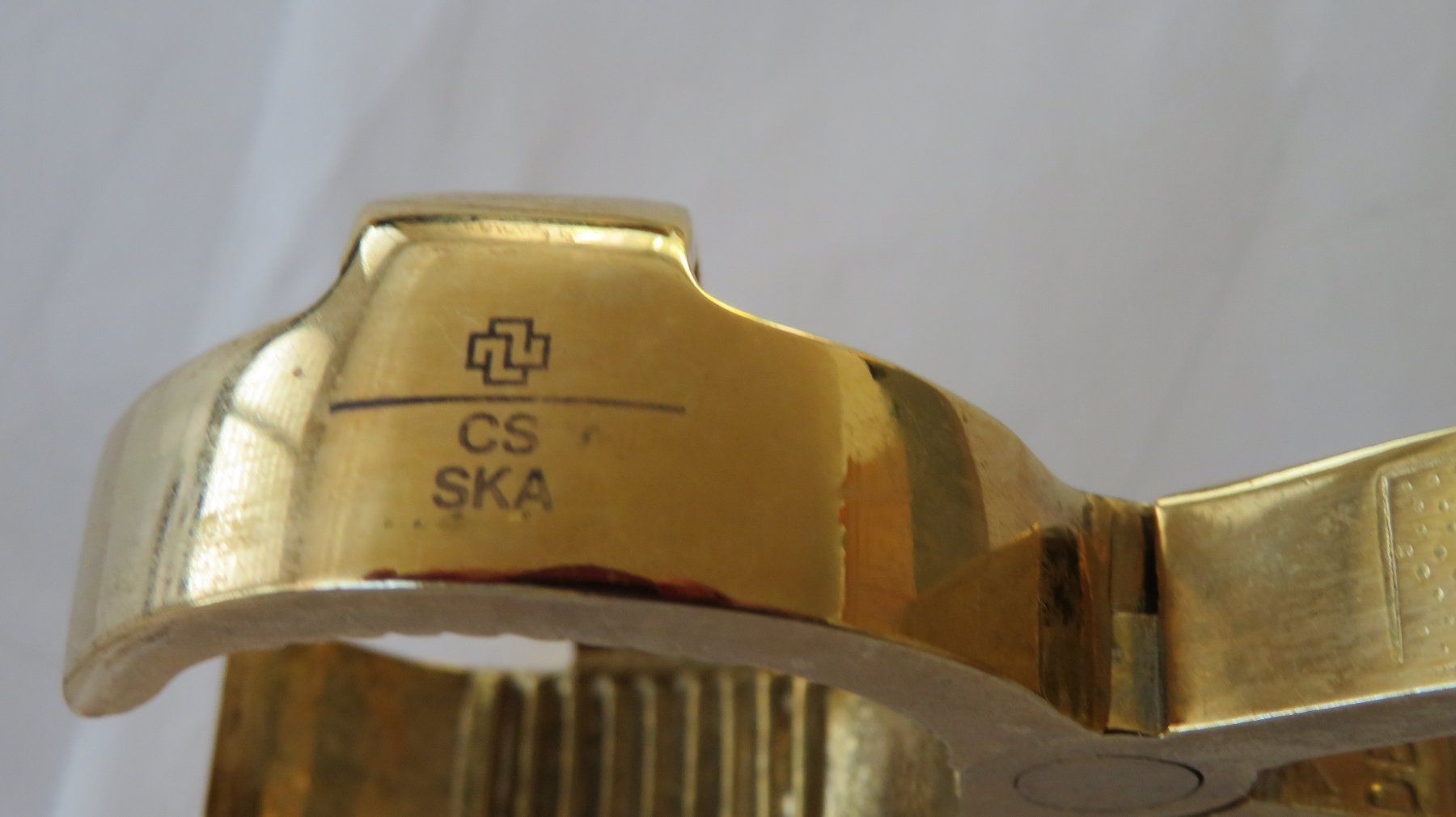 Apribottiglie & Tappi per chiusura: Champagnerflaschenöffner gemarkt mit CS/SKA, und DBGM – Usato da Wetzikon ZH venduto da morda1954 3