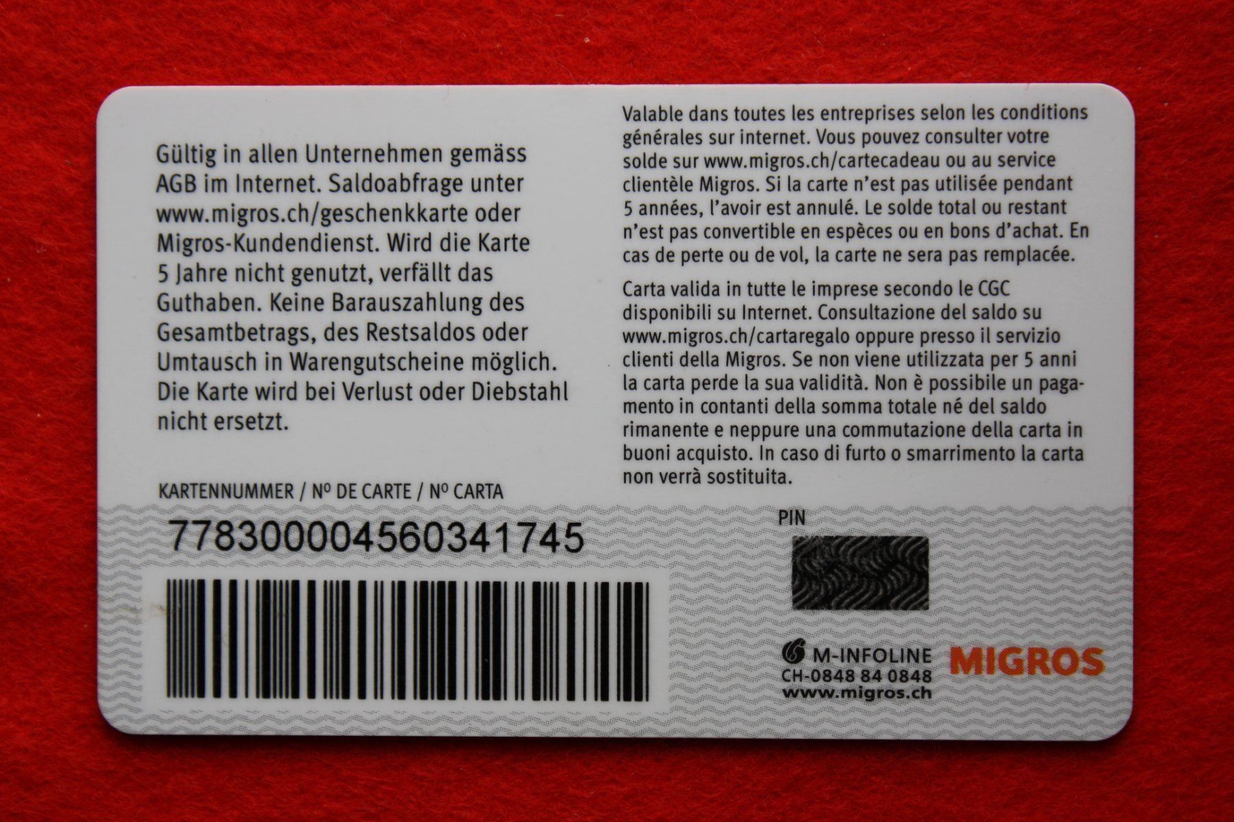 Cartoline: geschenkkarte – Usato da Laupen BE venduto da Gufi57 1
