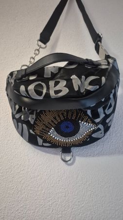 Marsupio con occhio strass