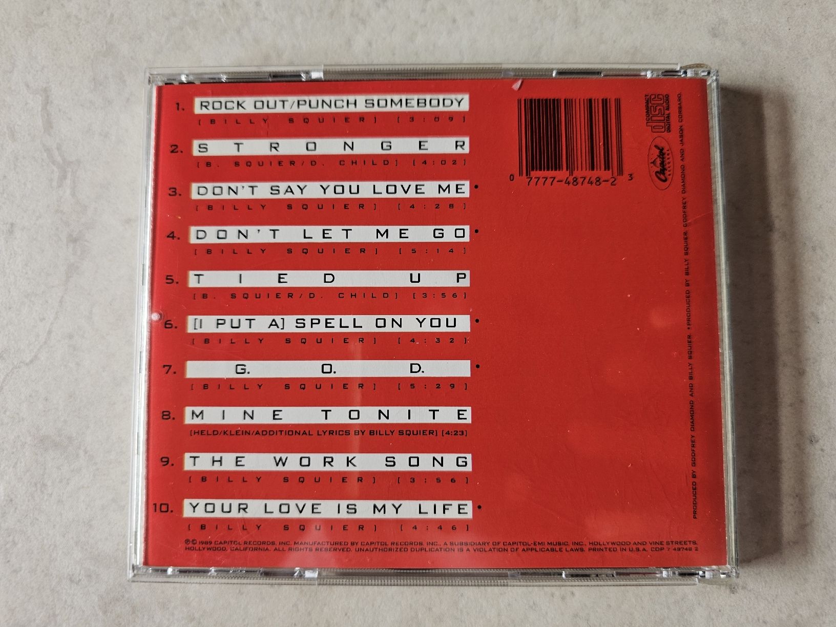 CD: Billy Squier  -  Hear & Now – Usato da Schneisingen venduto da backstore24 1