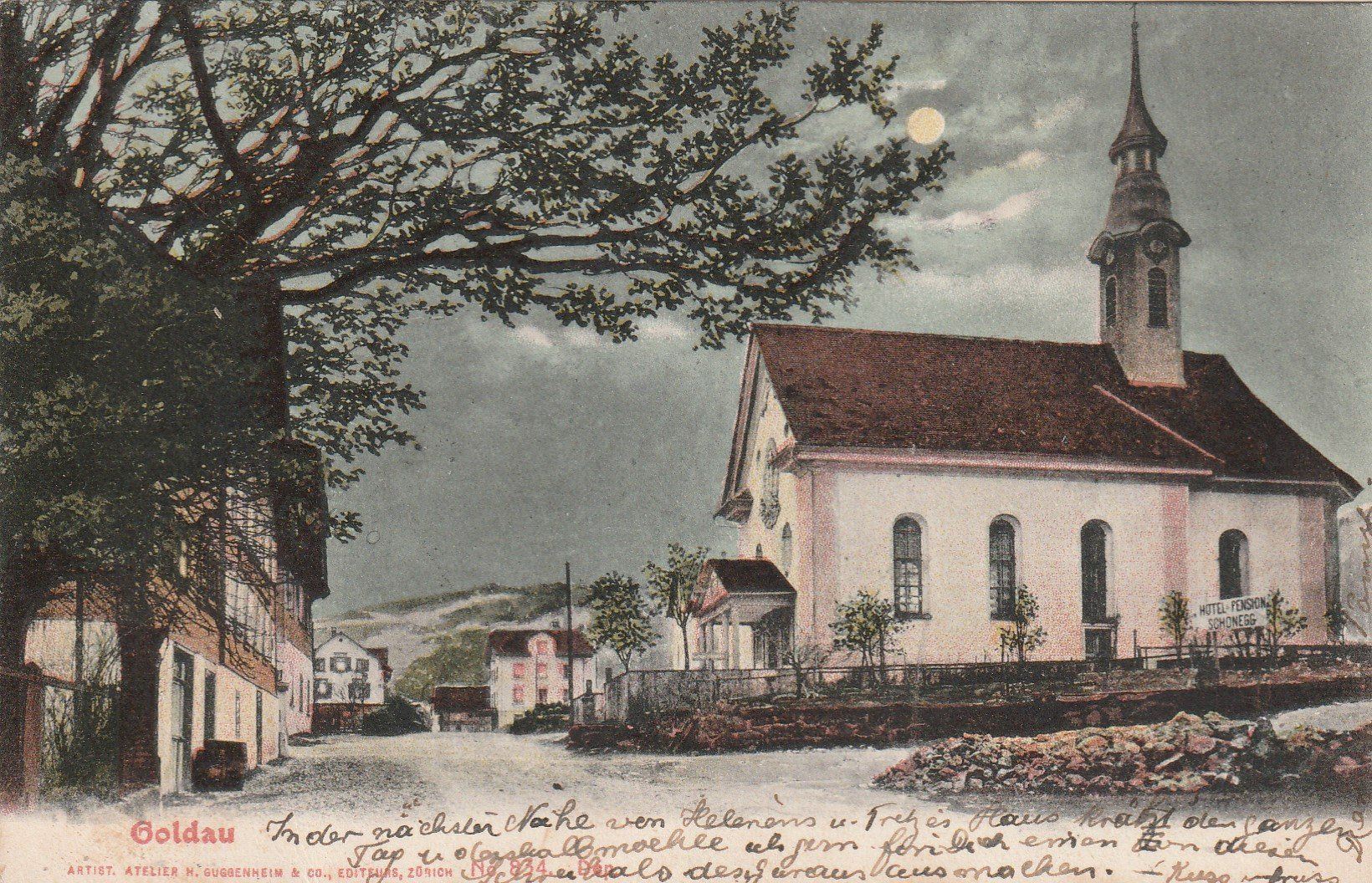Cartoline postali: Goldau / SZ - 1906 – Usato da uttwil venduto da Koehlerfred