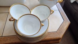 Antikes-Kaffee Tafelservice Edelstein