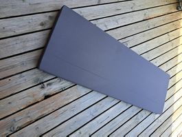 2 Stk. stabile Sitzbankkissen mit Reisverschluss