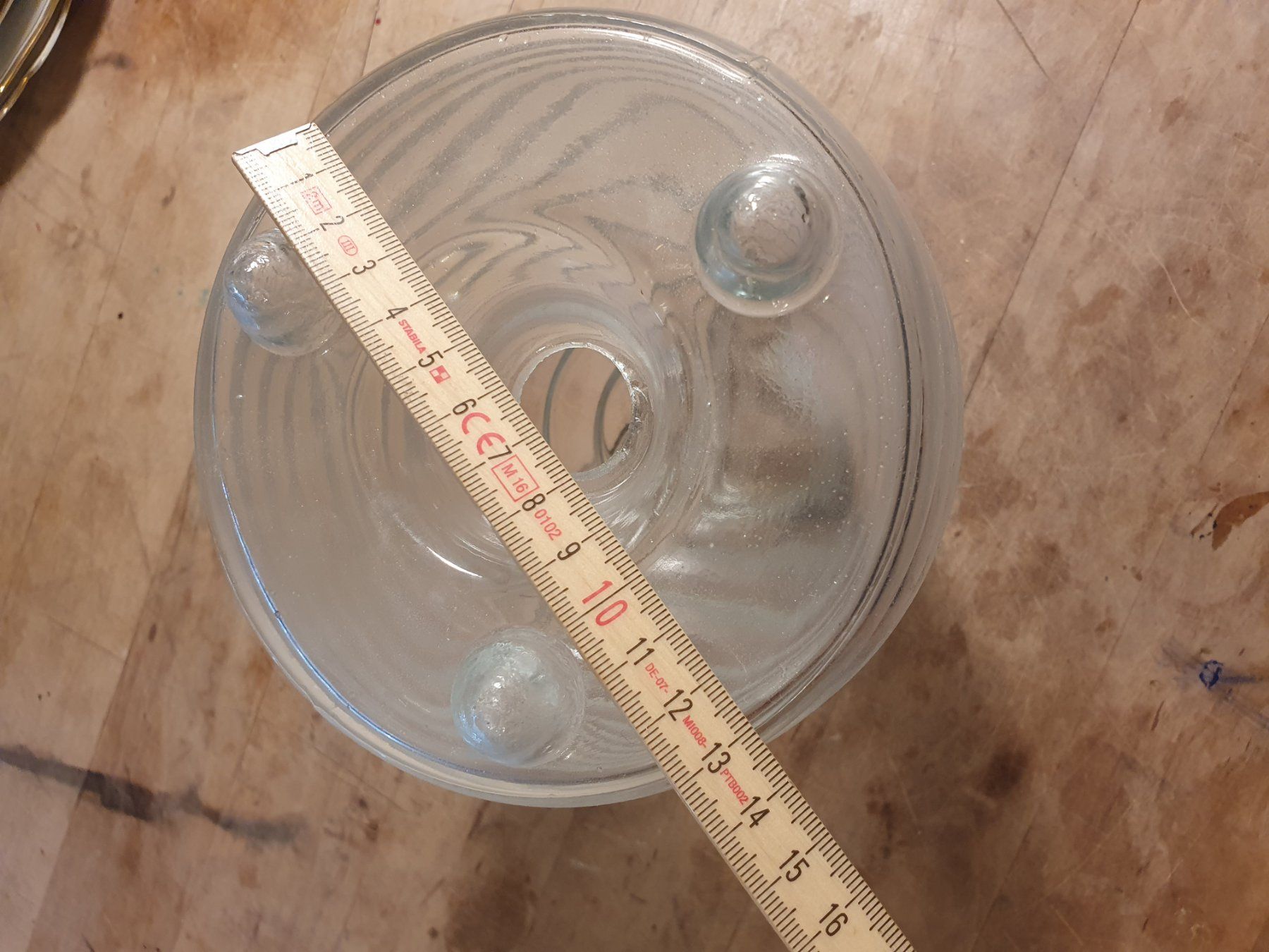 Lanterne: Windlicht Glas mit Aufhängedraht ca 20 cm – Usato da Zürich venduto da loosebone 4