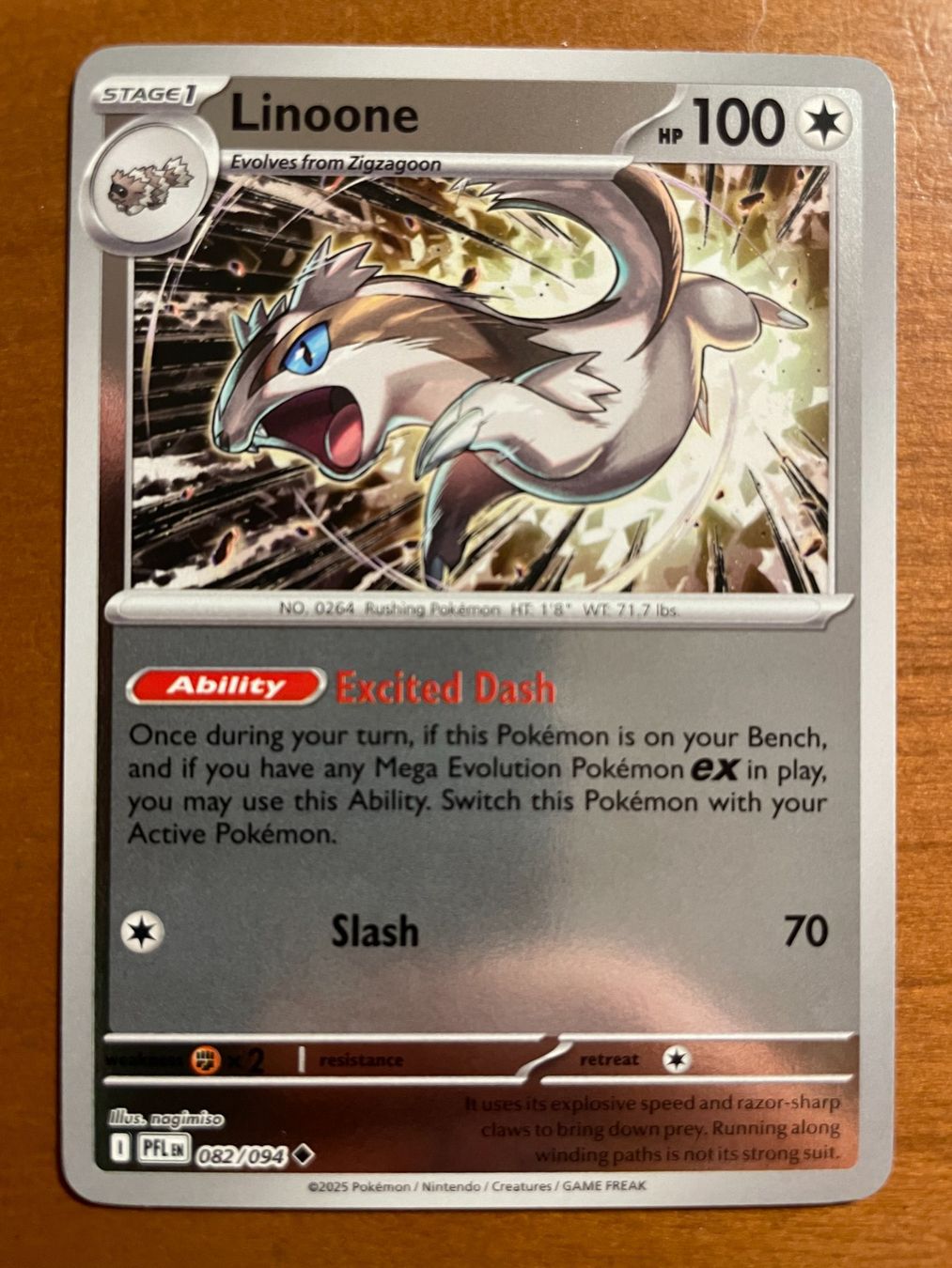 Pokémon Carte collezionabili: Pokemon Linoone Reverse (Versand gratis) – Nuovo (secondo la descrizione) da Chur venduto da Angerson