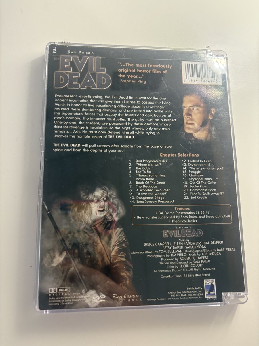 Alle DVDs: The Evil Dead DVD Sam Raimis Kult-Horror-Klassiker – Gebraucht aus Winterthur von nik_pr58 1