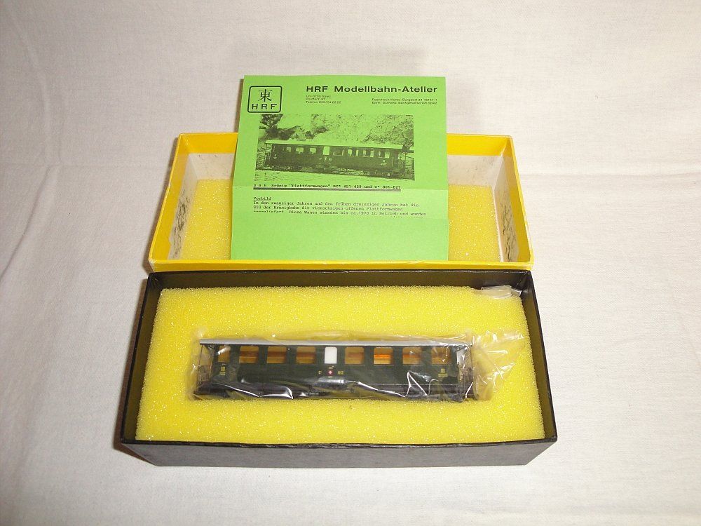 HRF Modellini di ferrovie: HRF SBB-Brünigbahn C4 812 – Nuovo e nell'imballaggio originale da Wolfwil venduto da heinzs3575 6