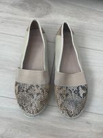 Ballerinas mit Schlangenmuster Gr. 40
