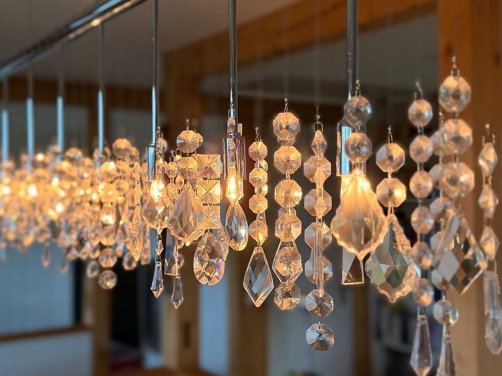 Lampadari & plafoniere: Hängeleuchte mit Svarowski Kristallen – Usato da Trimstein venduto da baselbieter-in-bern 1