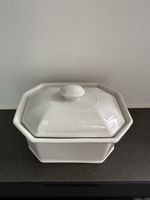 Bonbonniere / Zuckerdose mit Deckel weiss matfer