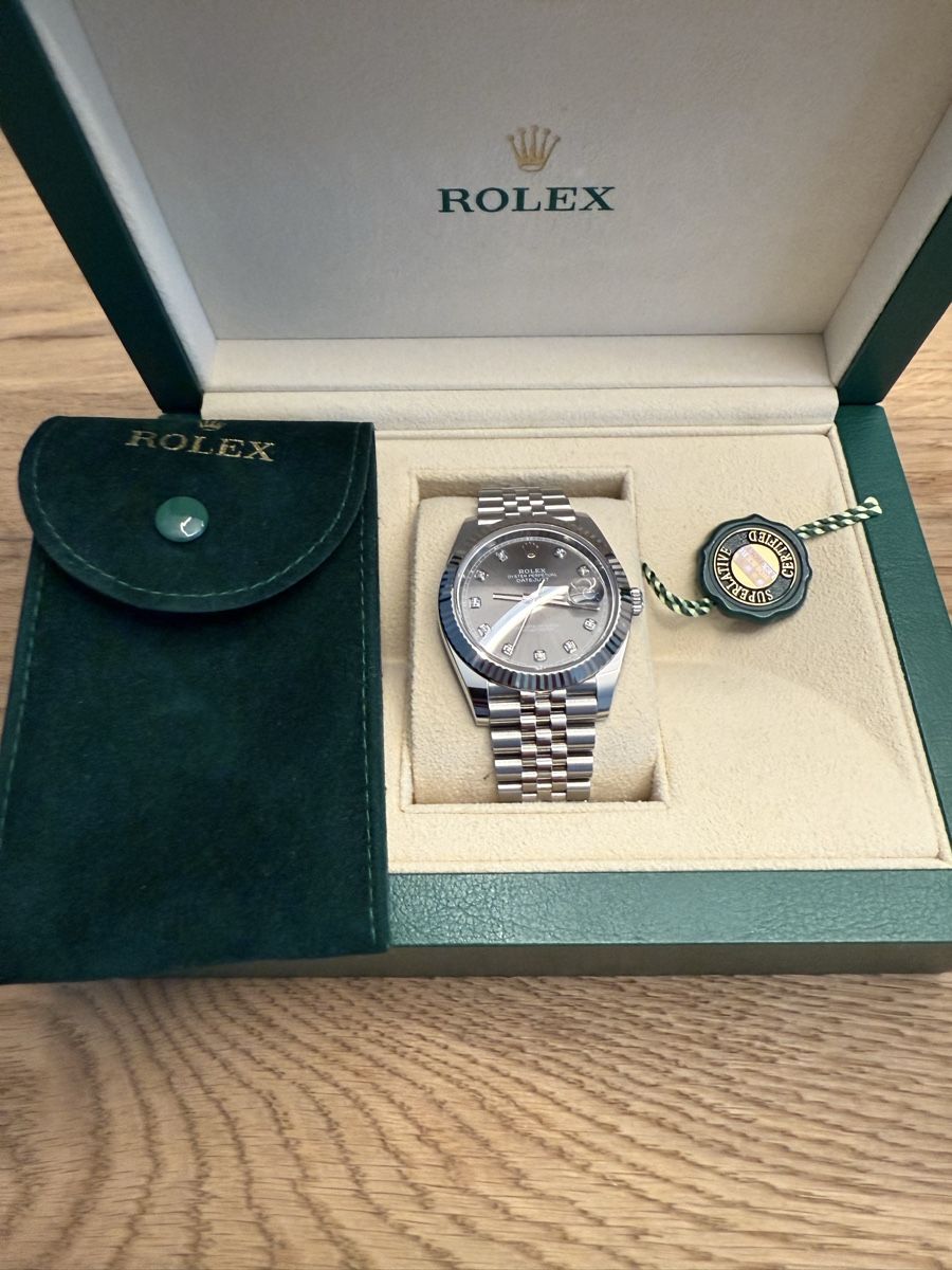 Rolex Orologi: Rolex Datejust 41 Weissgold mit Diamanten – Usato da Dietikon venduto da fab_9k8y 1