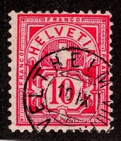 CH - Wertziffer - SBK 61B - Zwergstempel Veltheim AG
