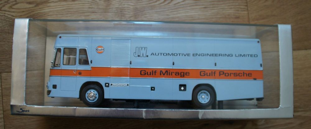 Gulf Transporter - Gulf Mirage, Gulf Porsche, Spark, 1:43 (Neu und ...