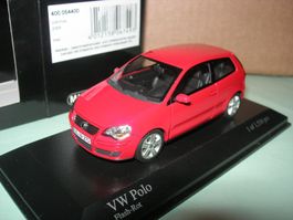 VW Polo 2005 rot * Minichamps 1:43
