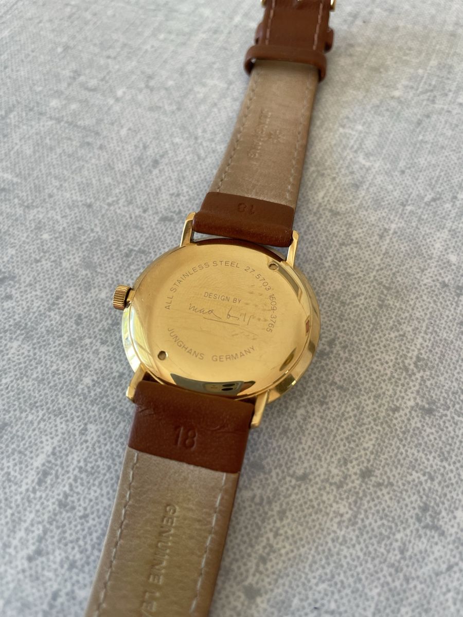 Junghans Orologi: Junghans Max Bill Uhr, Handaufzug - Ref. 27.5703.1509-3765 – Usato da Nidau venduto da miseducated 1