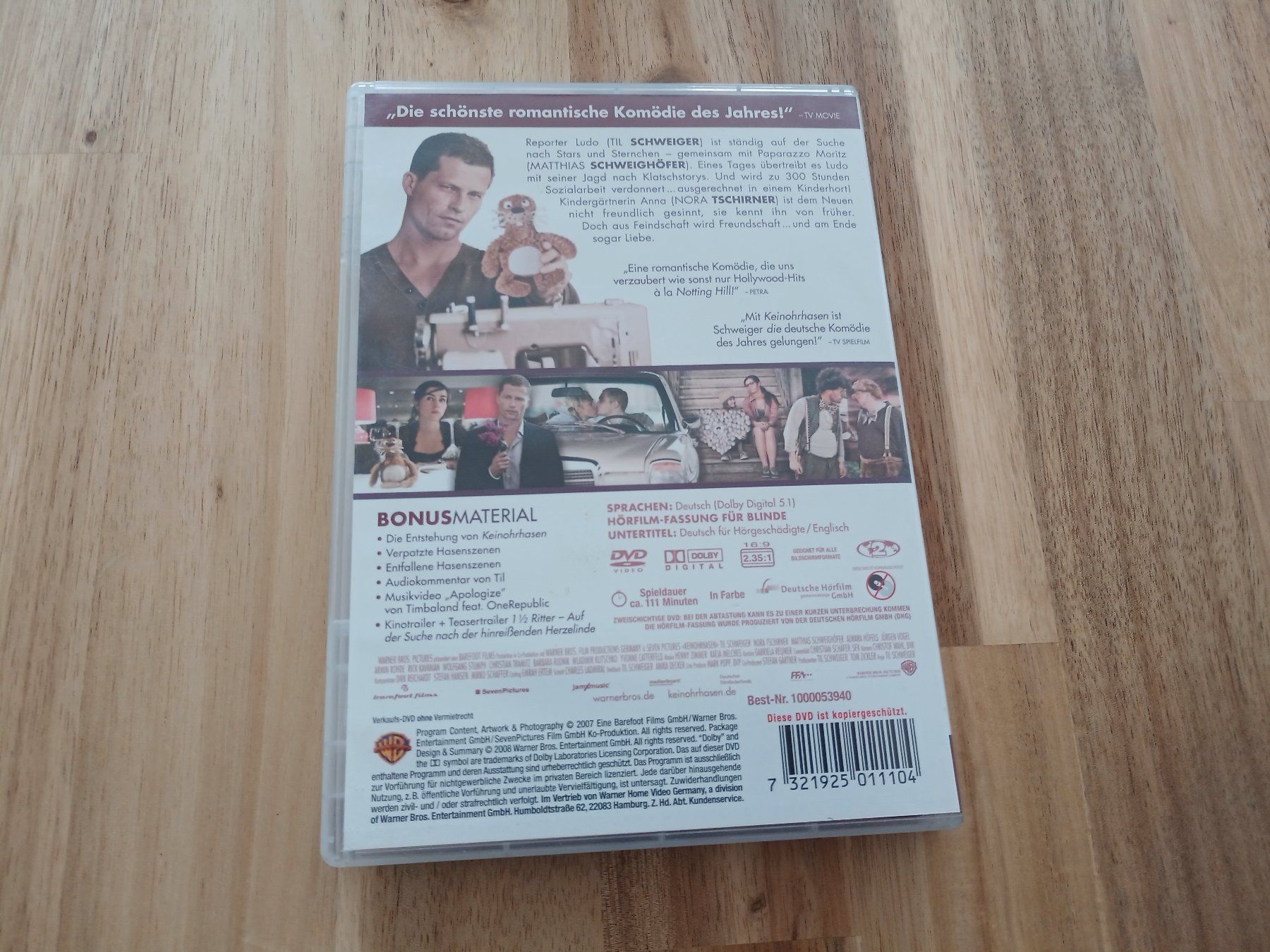 Tutti i DVDs: Keinohrhasen – Usato da Olten venduto da prusik02 2