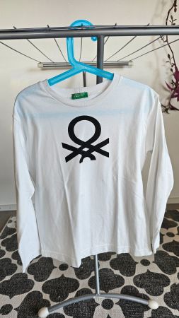 Longsleeve benetton weiss