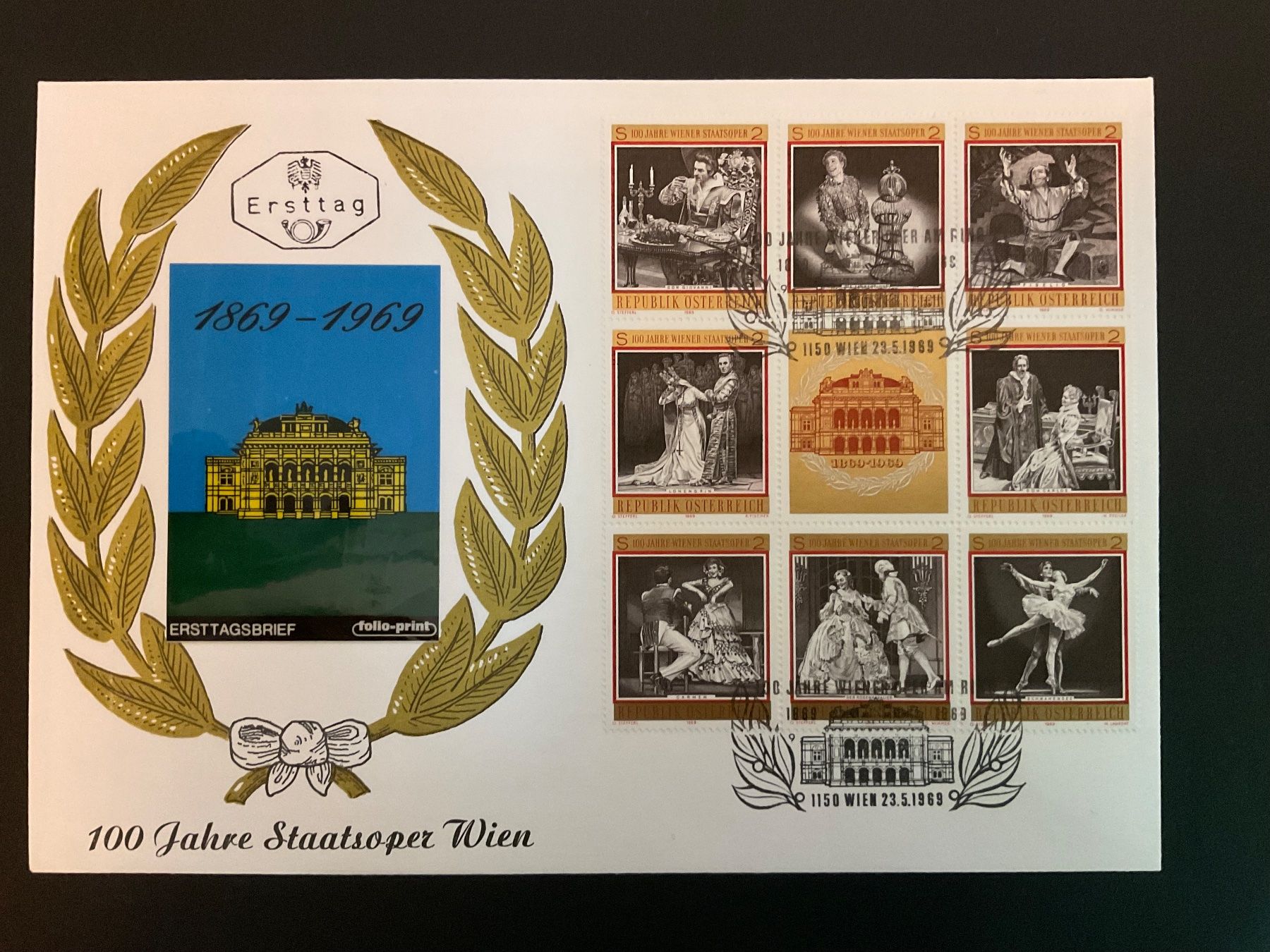 Tutti i francobolli: Briefmarken Block auf Brief – Usato da Waldhäusern AG venduto da rmu_tm85 1