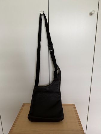 Paloma Wool Crossbody Bag Leder Dunkelbraun