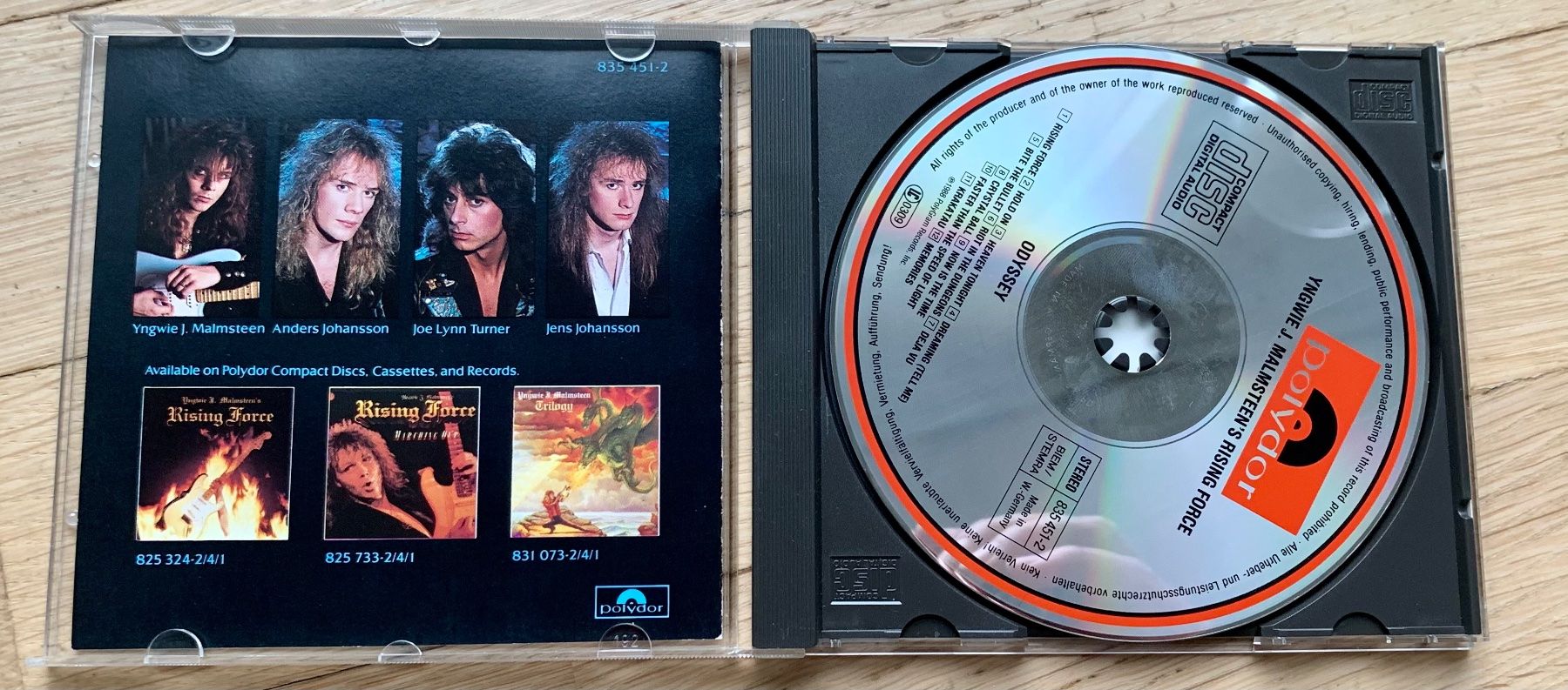 CD: Yngwie Malmsteen odyssey – Usato da Zürich venduto da Fieber 1