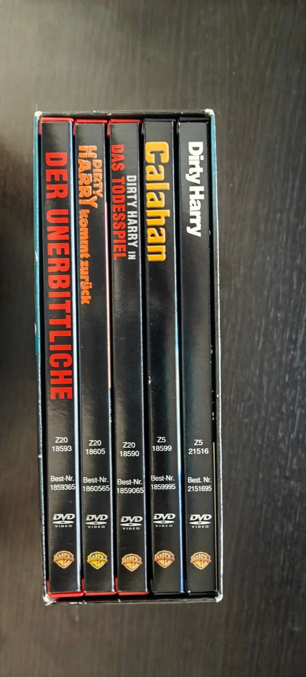Alle DVDs: DIRTY HARRY EDITION 1 - 5 UNCUT – Neu und originalverpackt aus Cordast von Bluelaser 1