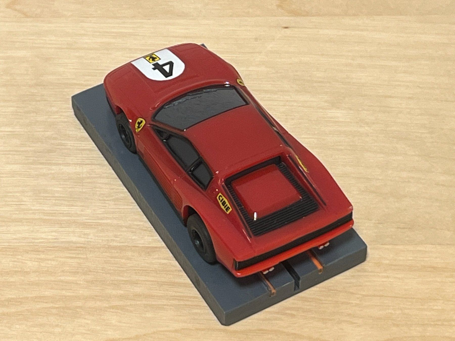 Rennbahnen: Tomy AFX Ferrari Testarossa #4 "Cibié " Dunkelrot – Neu (gemäss Beschreibung) aus Bülach von h0slotch 2