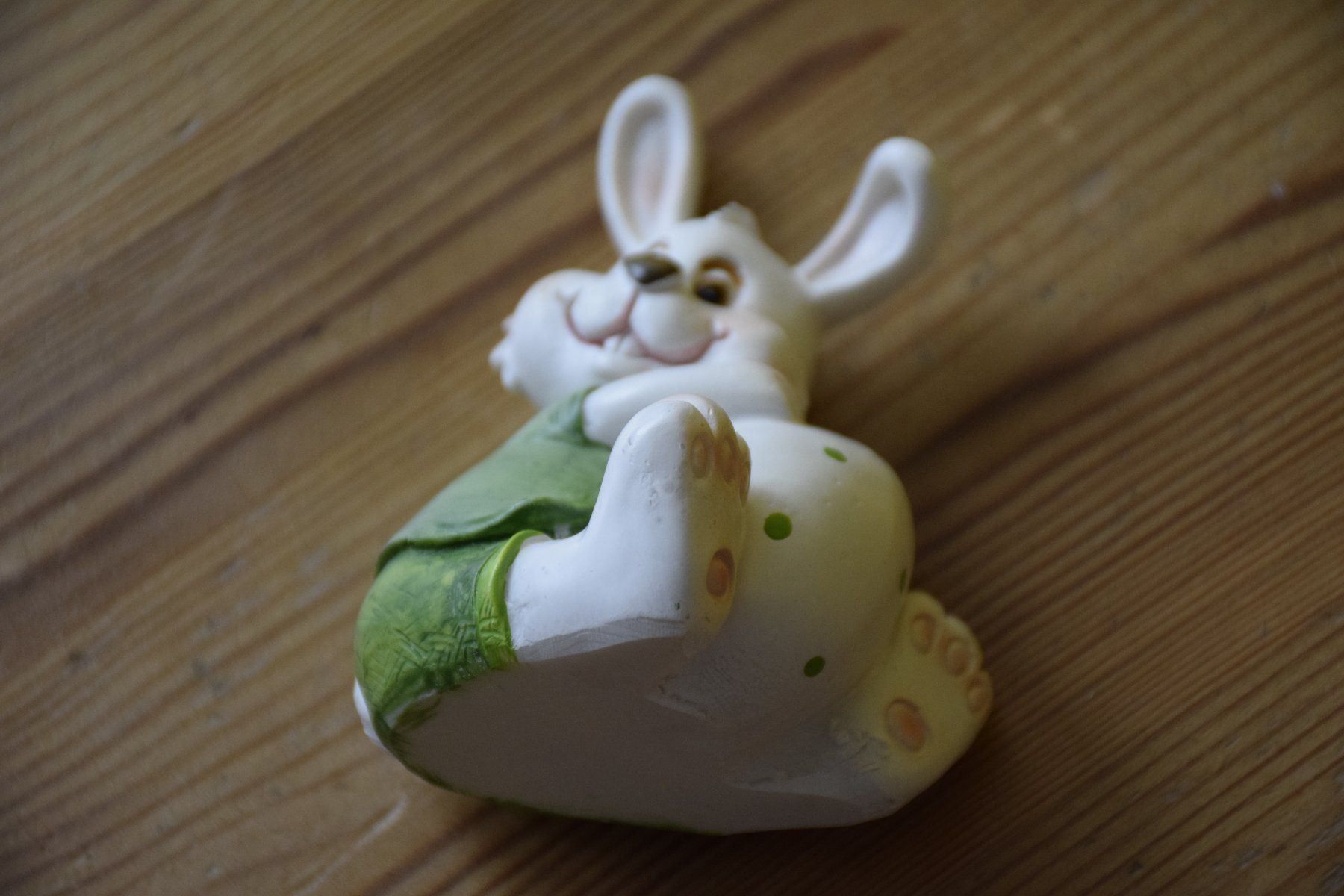 Statuette: Süsser Hase mit Ei – Nuovo (secondo la descrizione) da Wetzikon ZH venduto da Wetzicardo25 3