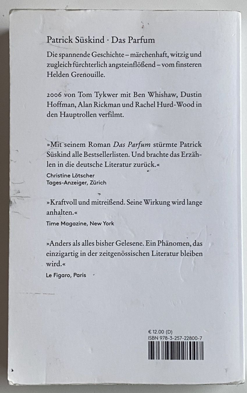 Libri: Patrick SÜSKIND - Das Parfum – Usato da Hünenberg venduto da Ecila 1