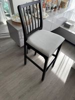 IKEA EKEDALEN Barhocker mit Rückenlehne (Sitzhöhe 75 cm)