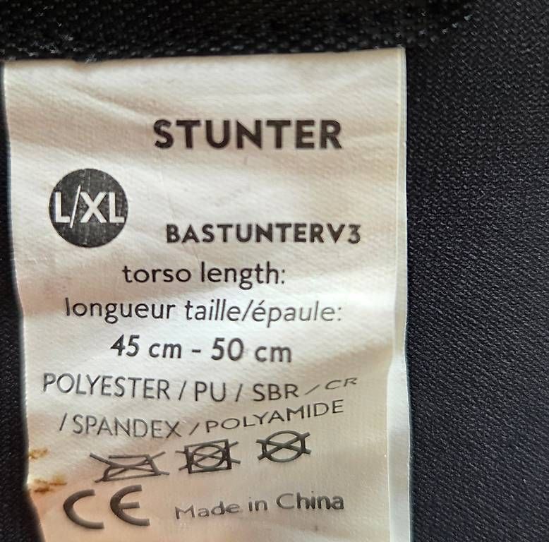 Schutz & Schoner: Protection dorsale L-XL STUNTER – Gebraucht aus Prêles von Syga 2