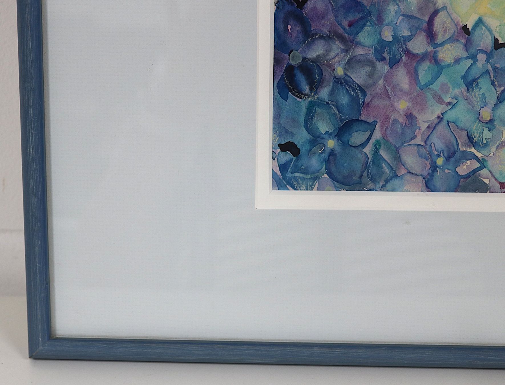 Dipinti: Aquarell Gemälde Hortensien – Usato da Volketswil venduto da brockipfannenstil 4