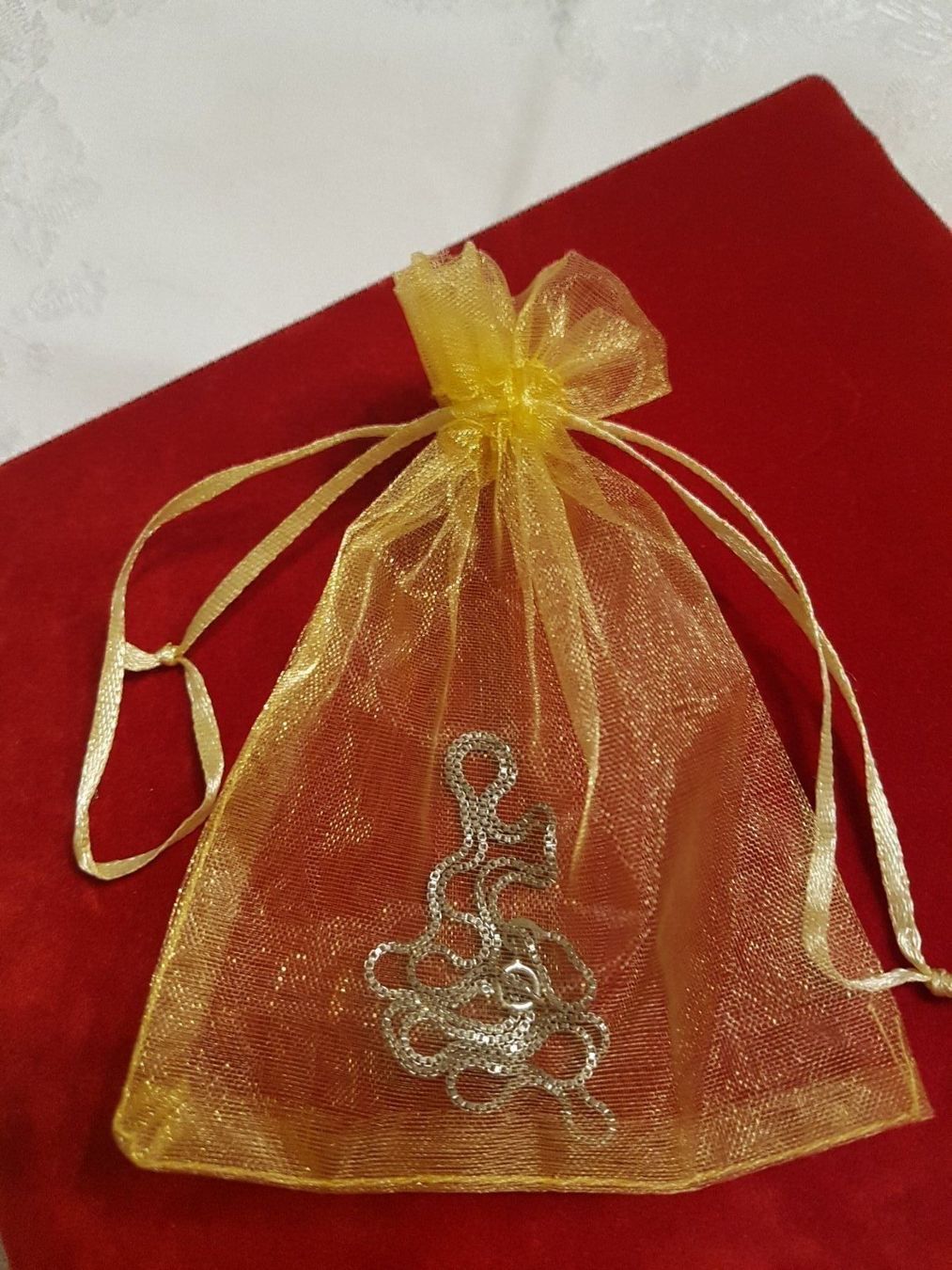 Catenine: Schöne robuste Venezianer Kette echtes Silber 40,5cm – Usato da Basel venduto da ivoli 3