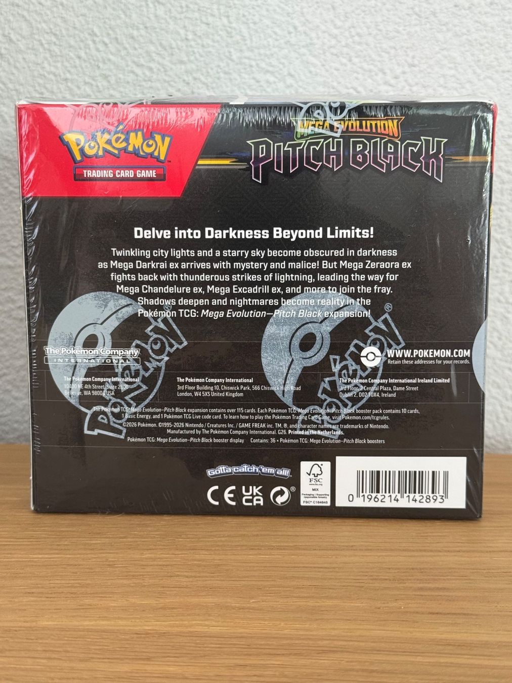 Pokémon Carte collezionabili: Pitch Black | Booster Display (Englisch) – Nuovo e nell'imballaggio originale da Rothenburg venduto da globepepper 2