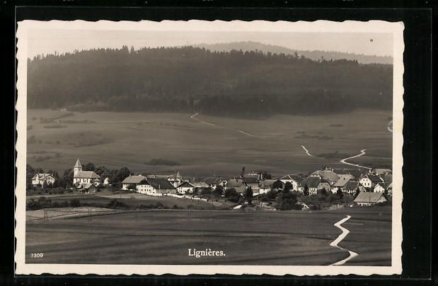 Cartoline postali: Lignieres, Generalansicht der Ortschaft, – Usato da Berlin venduto da bartko-reher