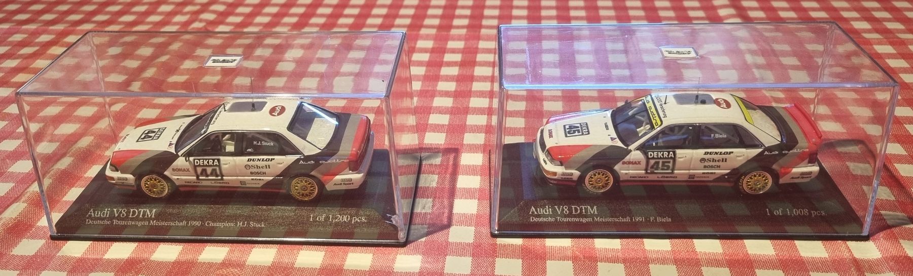 Audi Modellini d'auto: Audi V8 DTM (Paar) – Nuovo (secondo la descrizione) da Reichenbach i. K. venduto da Uersu86 3