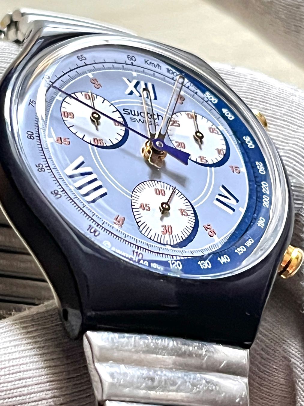 Swatch Orologi: Swatch Uhr Chronograph – Usato da Grenchen venduto da chththl 5