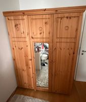 Schrank Kiefer Massiv 3-türig mit Spiegel