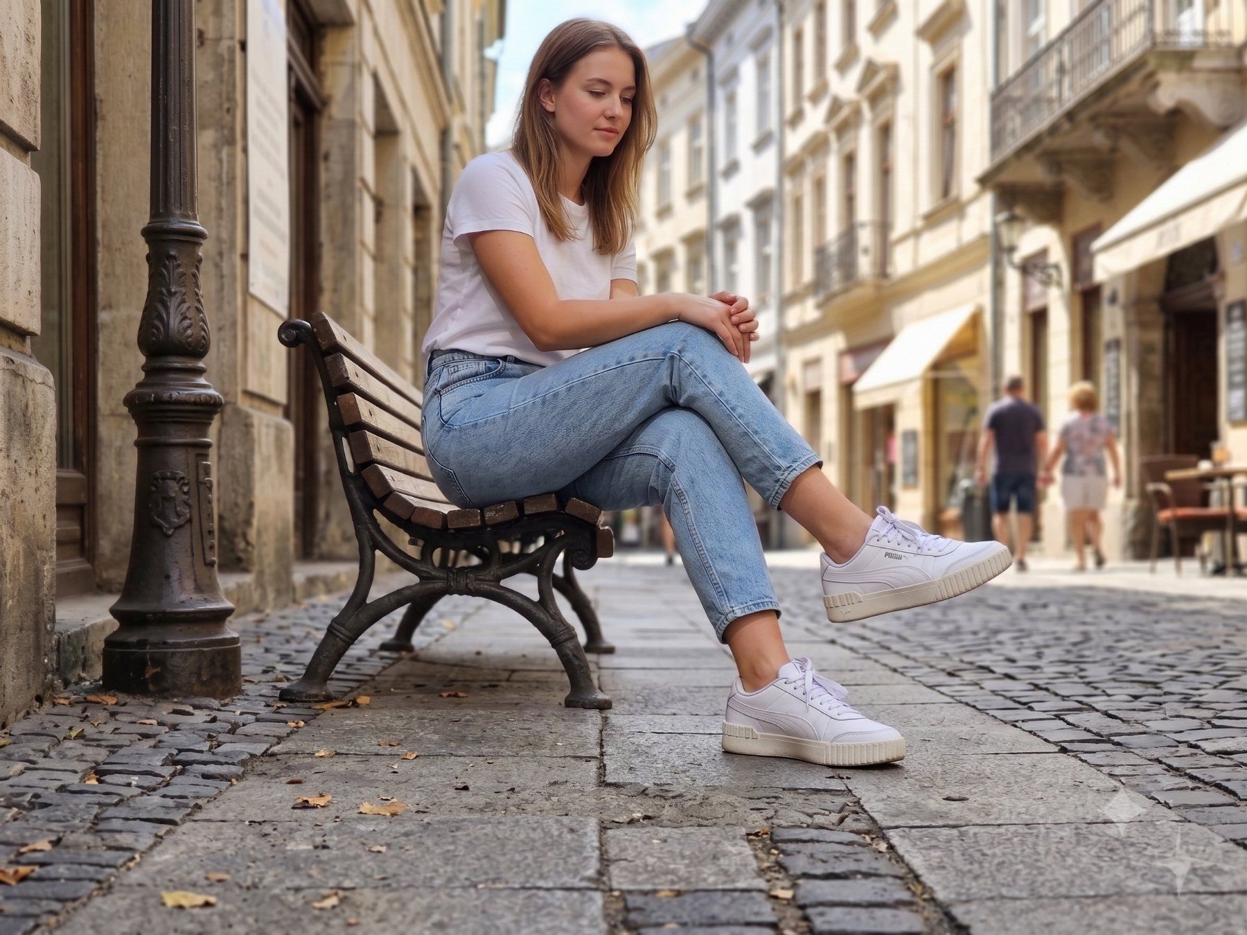 Puma Scarpe da donna: Puma Sneaker Weiß (Plateau) – Usato da Salgesch venduto da simplytreasured 1