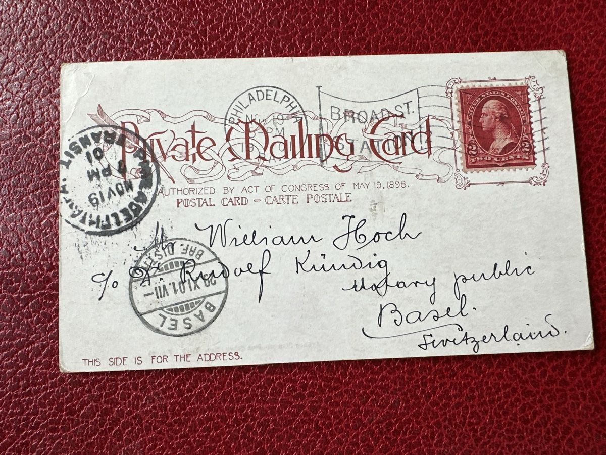 Cartoline postali: Alte Postkarte  – Usato da Basel venduto da Marlise015 1