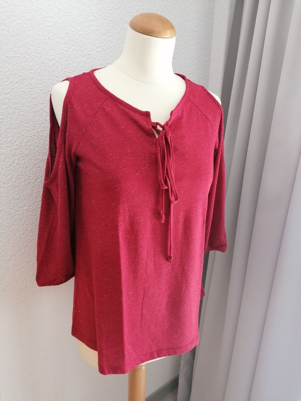 Top: Sommer Top mit Schnürung, Cut-Outs, Gr. S – Usato da Emmen venduto da Tigerlady 1