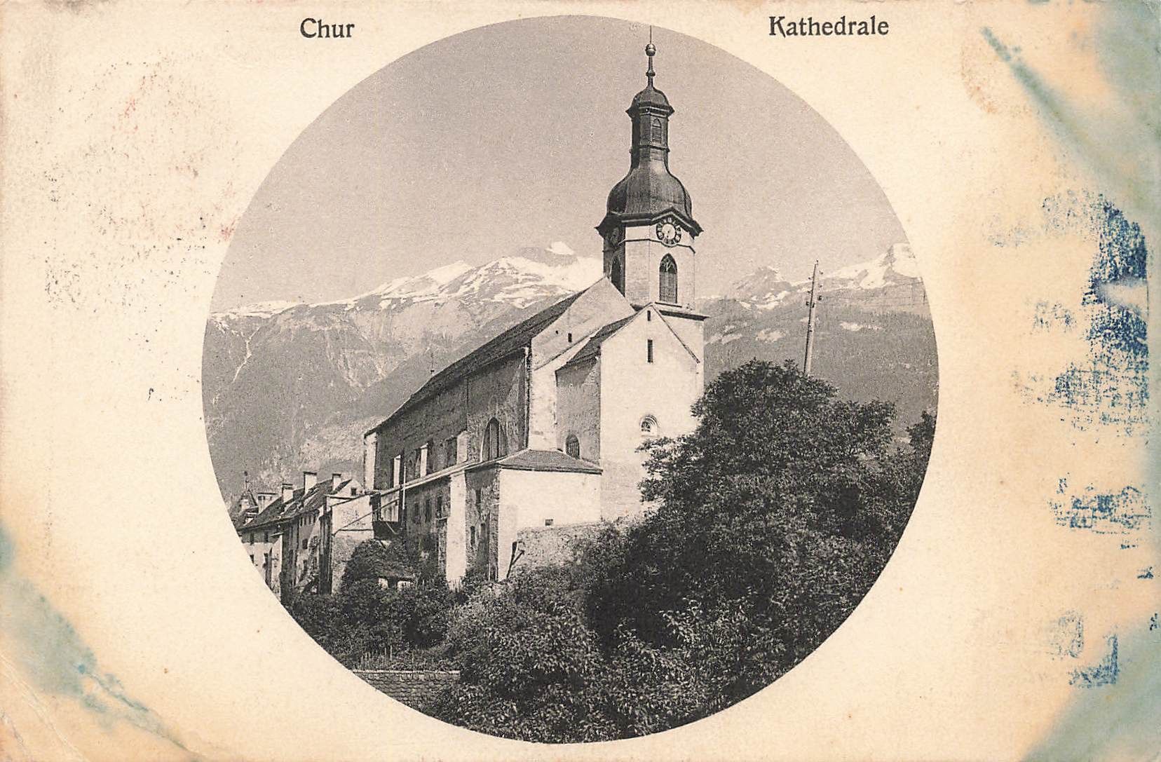Cartoline postali: Chur GR Kathedrale – Usato da Biasca venduto da Blenio71