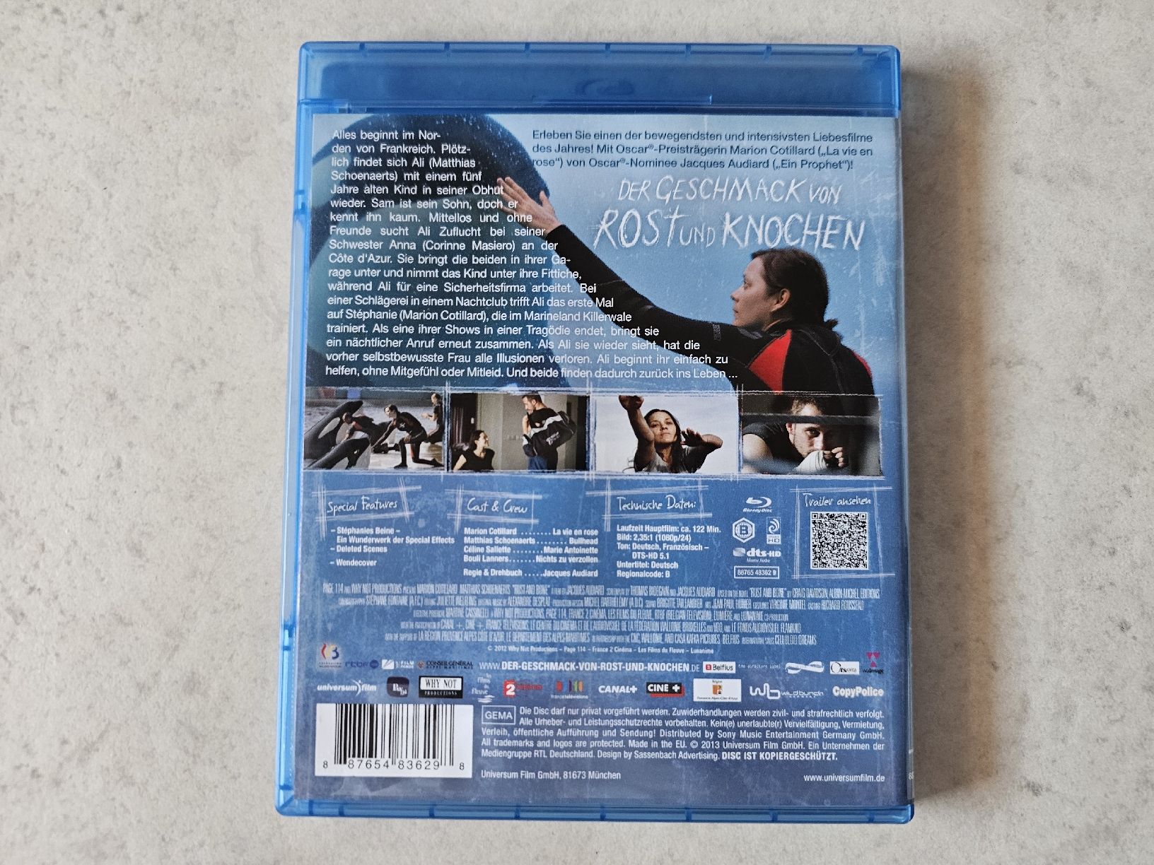 Tutti i DVDs: Der Geachmack von Rost und Knochen  /  Bluray – Usato da Schneisingen venduto da backstore24 1