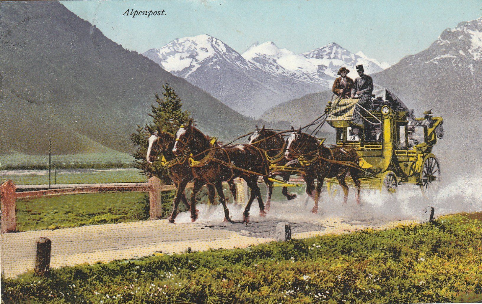 Cartes postales: Alpenpostkutsche – D'occasion à Rorschacherberg par fratovi2