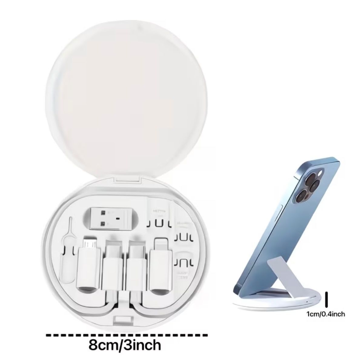 Caricabatterie: Ladekabel Set - iPhone & USB-C -20w - Weiss - Neu! – Nuovo e nell'imballaggio originale da Vals venduto da Happy.-BudgetDeals