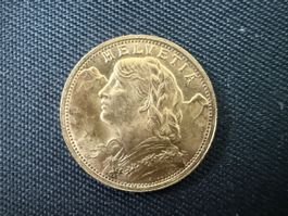 Gold Vreneli 20.- / 1935 B
