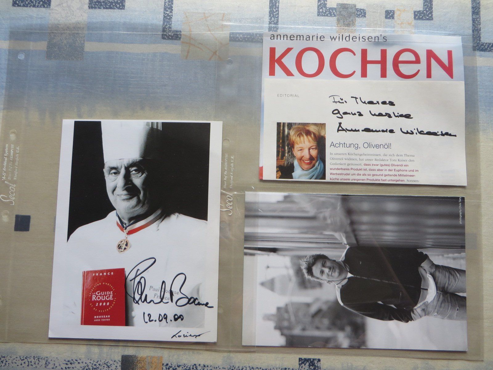 Autografi: Autogramme,Köche,12 Stück – Usato da Langrickenbach venduto da zwiebel03 2